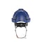 Defender Safety Safety Helmets, H2 Series, Acrylonitrile Butadiene Styrene (ABS), Ratchet, Type 2, Class E, Blue H2-EH-03 - alternate 5